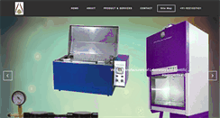 Desktop Screenshot of gautamlabequipment.com